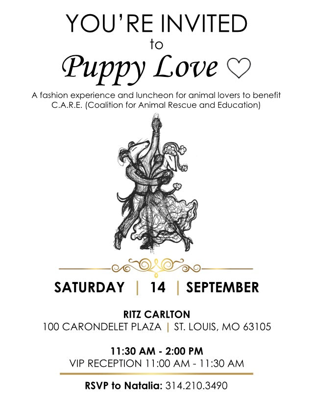 PUPPY LOVE!❤️ A Fashion Experience & Luncheon - September 14th, Ritz Carlton